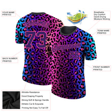 Load image into Gallery viewer, Custom 3D Pattern Design Leopard Performance T-Shirt