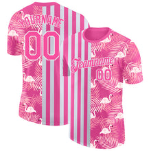 Load image into Gallery viewer, Custom 3D Pattern Design Tropical Famingo Performance T-Shirt