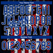 Load image into Gallery viewer, Custom Black Red-White 3D American Flag Fashion Performance T-Shirt