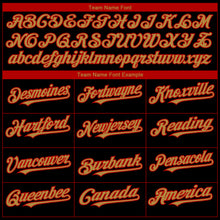 Load image into Gallery viewer, Custom Black Old Gold-Red 3D San Francisco City Edition Fade Fashion Authentic Baseball Jersey