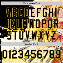 Load image into Gallery viewer, Custom White Black-Yellow 3D Pattern Design Music Festival Watercolor International Jazz Day Authentic Baseball Jersey