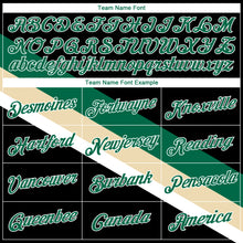 Load image into Gallery viewer, Custom Black Kelly Green-Cream Modern Authentic City Edition Basketball Jersey