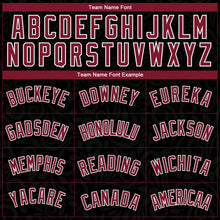 Load image into Gallery viewer, Custom Black Maroon-White Flower Authentic City Edition Basketball Jersey