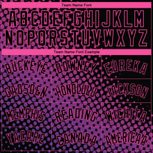 Load image into Gallery viewer, Custom Black Pink-Purple Halftone Authentic City Edition Basketball Jersey