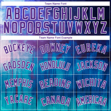 Load image into Gallery viewer, Custom Purple White Abstract Watercolor Monsoon Authentic City Edition Basketball Jersey