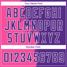 Load image into Gallery viewer, Custom Pink Purple-White Abstract Brush Splash Authentic City Edition Basketball Jersey