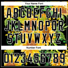 Load image into Gallery viewer, Custom Black Gold-White 3D Pattern Design Sunflowers Authentic Basketball Jersey