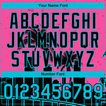 Load image into Gallery viewer, Custom Pink Lakes Blue-Black 3D Pattern Design Miami Palm Trees City Edition Performance T-Shirt