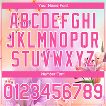 Load image into Gallery viewer, Custom Pink White 3D Pattern Design Flowers Performance T-Shirt