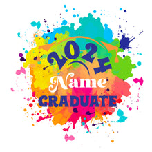 Load image into Gallery viewer, Custom White Royal 3D Graduation Performance T-Shirt