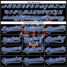 Load image into Gallery viewer, Custom Black Red-Royal 3D American Flag Eagle Patriotic Authentic Baseball Jersey