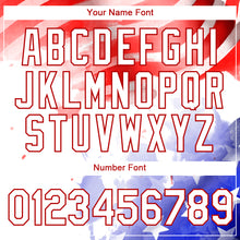 Load image into Gallery viewer, Custom White Red-Royal 3D American Flag Patriotic Performance T-Shirt