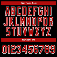 Load image into Gallery viewer, Custom Black Red-White 3D American Flag Patriotic Performance T-Shirt