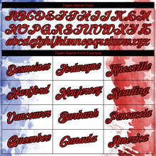 Load image into Gallery viewer, Custom White Red-Black 3D American Flag Patriotic Performance T-Shirt