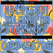 Load image into Gallery viewer, Custom Light Blue Black 3D Pattern Design Summer Holiday Ice Cream And Fruit Performance T-Shirt