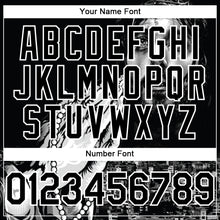 Load image into Gallery viewer, Custom Black White 3D Pattern Design Religion Jesus Christ Authentic Baseball Jersey