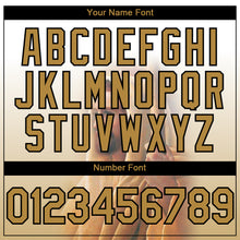 Load image into Gallery viewer, Custom White Old Gold-Black 3D Pattern Design Religion Jesus Christ Authentic Baseball Jersey