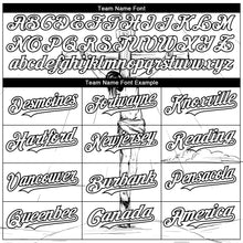 Load image into Gallery viewer, Custom White Black 3D Pattern Design Religion Cross Jesus Christ Good Friday Authentic Baseball Jersey