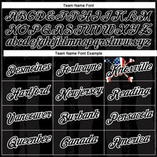 Load image into Gallery viewer, Custom Black White 3D Skull With American Flag Performance T-Shirt