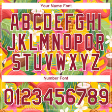 Load image into Gallery viewer, Custom Yellow Crimson-White 3D Pattern Design Tropical Hawaii Flamingo Performance T-Shirt