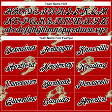 Load image into Gallery viewer, Custom Red Black-White 3D Pattern Design Dinosaur Skull Performance T-Shirt