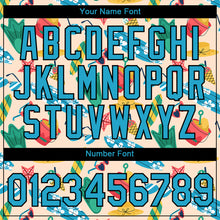 Load image into Gallery viewer, Custom City Cream Panther Blue-Black 3D Pattern Design Hawaii Summer Holiday Performance T-Shirt