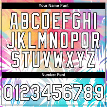 Load image into Gallery viewer, Custom White Black 3D Pattern Design Hawaii Palm Leaves Performance T-Shirt