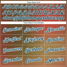 Load image into Gallery viewer, Custom Orange Teal-White 3D Pattern Floral Design Performance T-Shirt