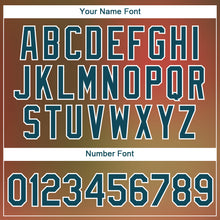 Load image into Gallery viewer, Custom Orange Teal-White 3D Pattern Floral Design Performance T-Shirt