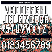 Load image into Gallery viewer, Custom White Black 3D Pattern Floral Design Performance T-Shirt