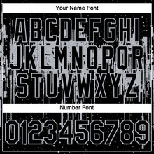 Load image into Gallery viewer, Custom Black Gray 3D Pattern Design Dripping Splatter Art Performance T-Shirt