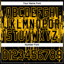 Load image into Gallery viewer, Custom Black Gold 3D Pattern Design Dripping Splatter Art Performance T-Shirt