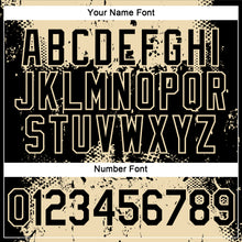 Load image into Gallery viewer, Custom Black Cream 3D Pattern Design Dripping Splatter Art Performance T-Shirt