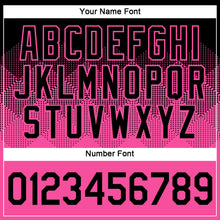 Load image into Gallery viewer, Custom Black Pink 3D Pattern Design Gradient Square Shapes Performance T-Shirt