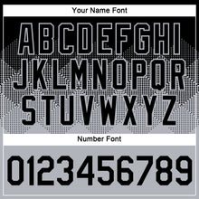 Load image into Gallery viewer, Custom Black Gray 3D Pattern Design Gradient Square Shapes Performance T-Shirt