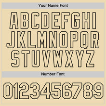 Load image into Gallery viewer, Custom Black Cream 3D Pattern Design Gradient Style Twinkle Star Authentic Baseball Jersey