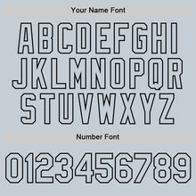 Load image into Gallery viewer, Custom Black Silver 3D Pattern Design Gradient Style Twinkle Star Authentic Baseball Jersey