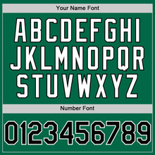 Load image into Gallery viewer, Custom Kelly Green Black-White 3D Pattern Design Gradient Style Twinkle Star Authentic Baseball Jersey