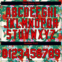 Load image into Gallery viewer, Custom Kelly Green Red-Black 3D Pattern Design Animal Crane Performance T-Shirt