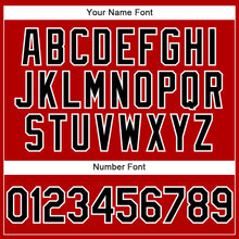 Load image into Gallery viewer, Custom Red Black-White 3D Pattern Design Animal Cardinal Bird Authentic Baseball Jersey