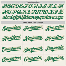 Load image into Gallery viewer, Custom Cream Kelly Green-Red 3D Pattern Design Confetti Authentic Baseball Jersey