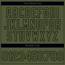 Load image into Gallery viewer, Custom Olive Black 3D Pattern Design Vintage Military Weapon Performance Salute To Service T-Shirt