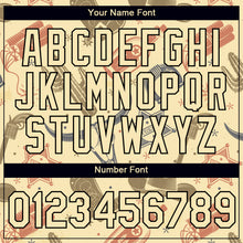 Load image into Gallery viewer, Custom Cream Black 3D Pattern Design Cowboy Accessory Performance T-Shirt