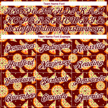 Load image into Gallery viewer, Custom Brown White 3D Pattern Design Food Pizza Performance T-Shirt