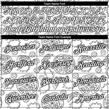 Load image into Gallery viewer, Custom White Black 3D Pattern Design Food Pizza Performance T-Shirt