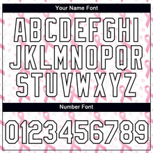 Load image into Gallery viewer, Custom White Black 3D Pink Ribbon Breast Cancer Performance T-Shirt