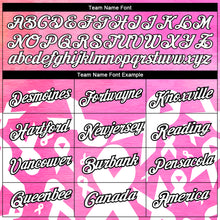 Load image into Gallery viewer, Custom Pink White-Black 3D Pink Ribbon Breast Cancer Performance T-Shirt