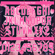 Load image into Gallery viewer, Custom Black Pink-White 3D Pink Ribbon Breast Cancer Performance T-Shirt