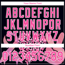 Load image into Gallery viewer, Custom Black Pink-White 3D Pink Ribbon Breast Cancer Performance T-Shirt