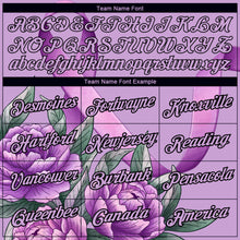 Load image into Gallery viewer, Custom Medium Purple Black 3D Pattern Design World Cancer Day Performance T-Shirt